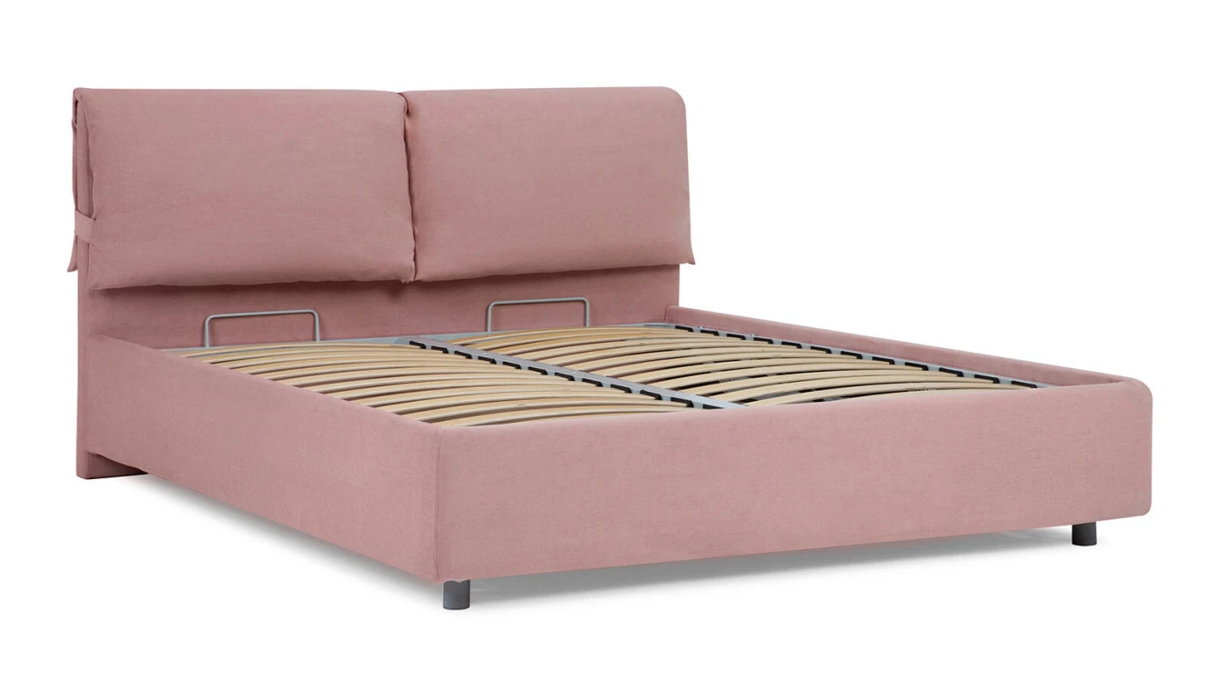 Мягкая кровать Milana New с подушками для изголовья Askona фотография товара - 7 - большое изображение